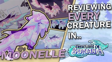 REVIEWING Moonelle in Creature of Sonaria !! - YouTube