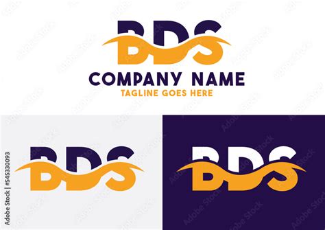 Letter BDS logo design vector template, BDS logo Stock Vector | Adobe Stock