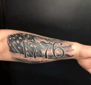 1776 Patriotic Tattoo Design Ideas With Deep Meanings - Tattoo Twist