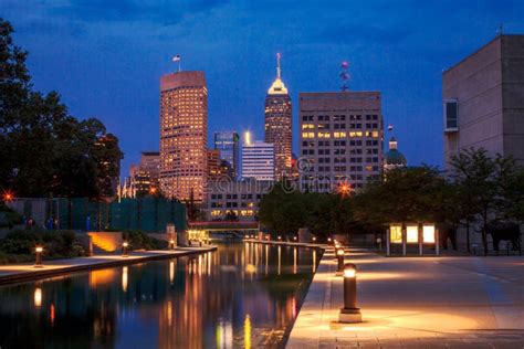 Indianapolis stock image. Image of highrises, america - 45341513