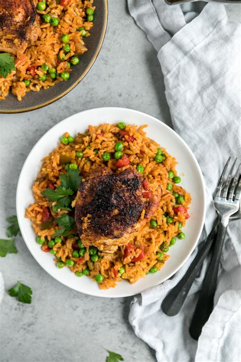 One Pan Spanish Chicken and Rice