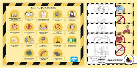 Science Safety Poster Set | Twinkl USA (teacher made)