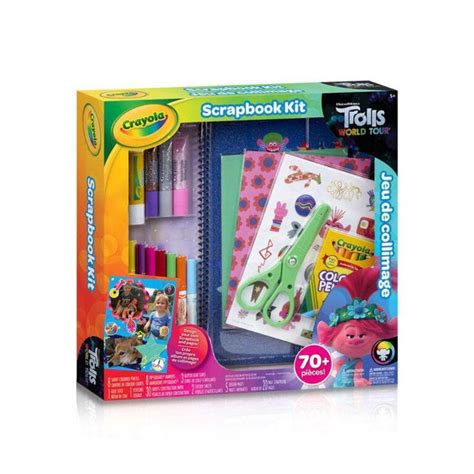 Crayola Trolls World Tour Scrapbook Kit — Toycra