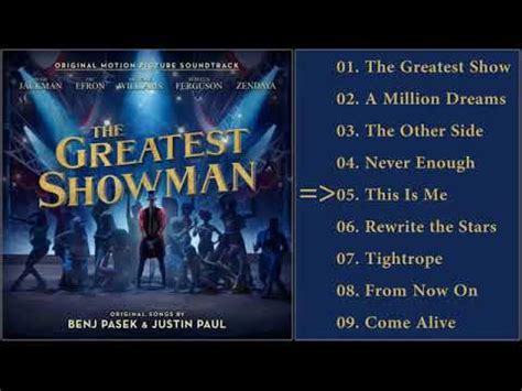 The Greatest Showman Soundtrack - Full Album - YouTube Music