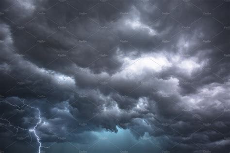 Thunderstorm clouds | Stock Photos ~ Creative Market