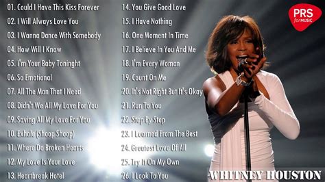 Whitney Houston Greatest Hits (Full Album) | The Best Of Whitney ...