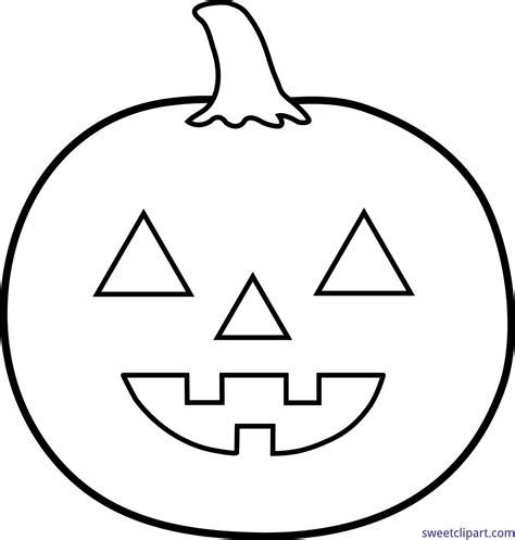 jack o lantern pumpkins halloween free printable coloring pages - sweet clip art cute free clip ...