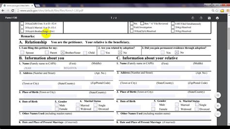 Petition for your Alien Relative Abroad - File Form I-30 (Version Update 2016) - YouTube