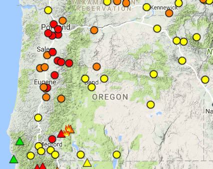 Oregon Smoke Information: Weekend Air Quality Forecast for Oregon