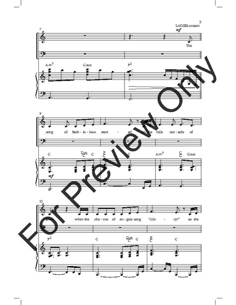 The Song of Bethlehem (SATB Choral Score&nbs | J.W. Pepper Sheet Music