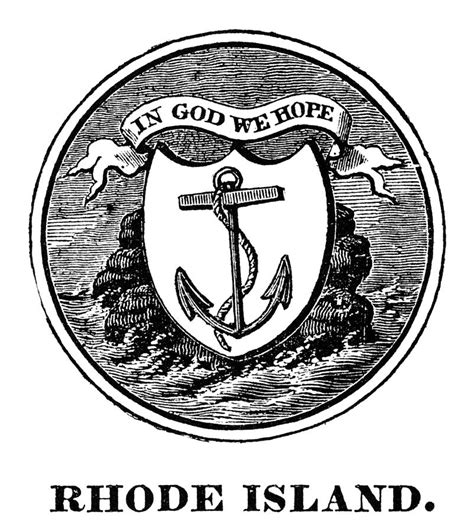 Rhode Island State Seal Photograph by Granger - Fine Art America