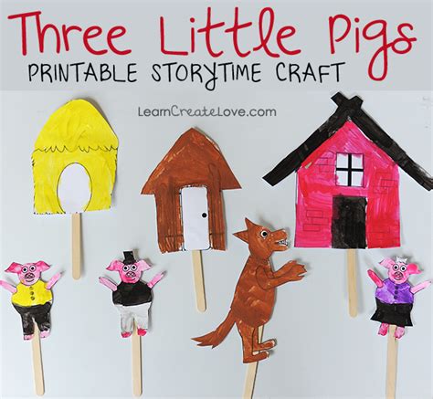 Three Little Pig Craft, Three Little Pigs, Preschool Activities ...