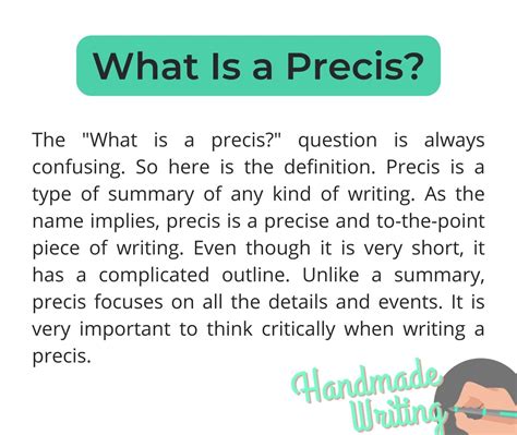 How to Write a Precis Step by Step Guide | HandmadeWriting Blog