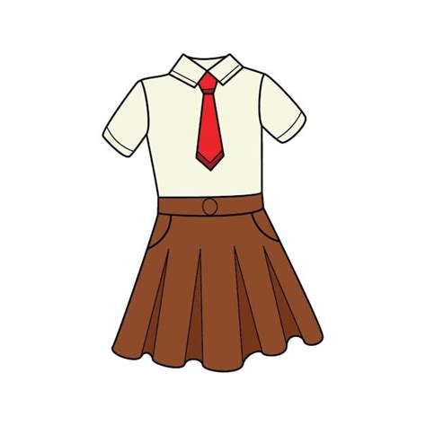 Vector girls ' school uniforms. a blouse... | Premium Vector #Freepik # ...