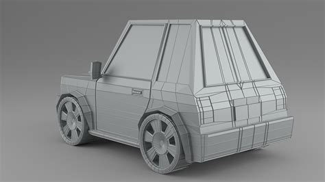 Low poly Car model 3D - Blender Market