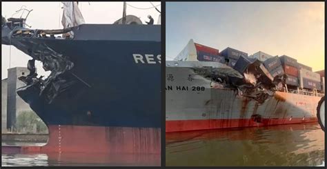 Two container vessels suffer severe damage after collision in Vietnam - Container News