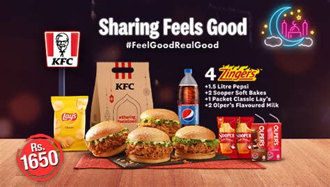 KFC Special Ramadan Deal in Pakistan 2023 - MENU