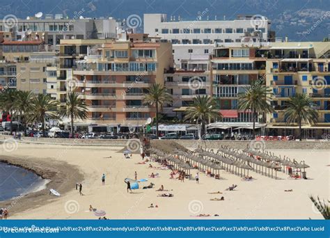 View of Can Pastilla Beach Majorca Editorial Image - Image of majorca ...