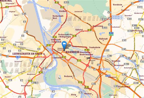 Mannheim Map - Germany