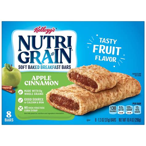 Nutri-Grain Cereal Bars 8 Pack Apple Cinnamon, 8 pk | Walgreens