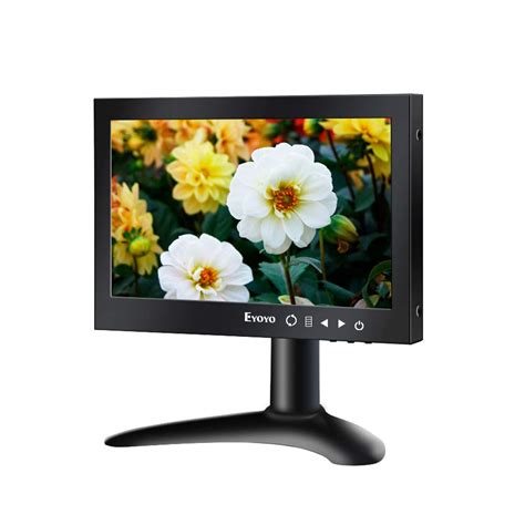 Eyoyo 7 Inch Mini Small TFT LCD Full HD Monitor Portable Display Screen 1024x600 with HDMI BNC ...