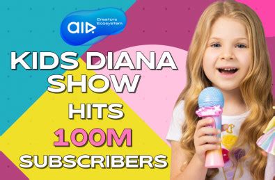 Kids Diana Show Became the First Largest Kids Vlog with 100M ...