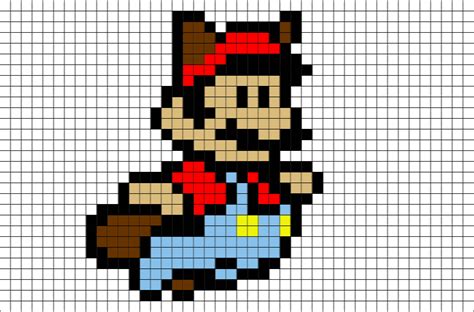 Flying Mario Pixel Art – BRIK