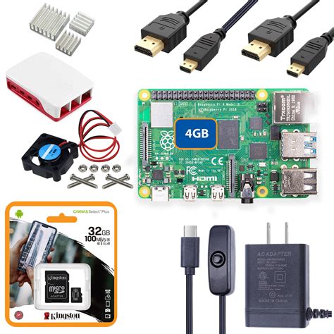 Raspberry Pi 4 4GB Extreme Kit 32GB Edition - Walmart.com