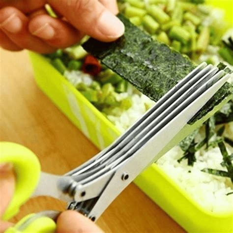 5 Blade Kitchen Salad Scissors – thedealzninja