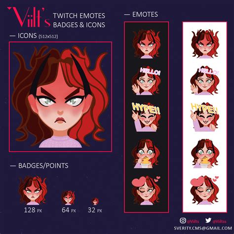 Twitch Emotes! by Viilt on DeviantArt