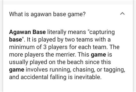 What do you want to know more about (Agawan Base)? - Brainly.ph