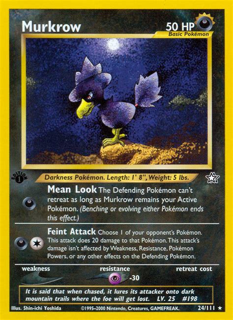 Murkrow Neo Genesis Pokemon Card | Pikawiz