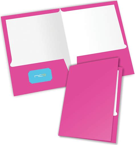 Amazon.com : New Generation - PINK - 2 Pocket Presentation Folder / Portfolio 9.25 x 12 Inches ...