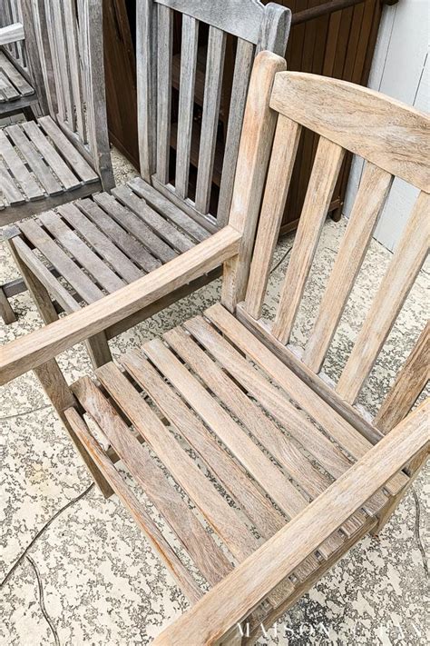 How to Restore Teak Furniture - Maison de Pax