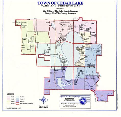 Cedar Lake/Hanover Republicans of Lake County: Primary Voting - Cedar Lake Precinct Map AND ...