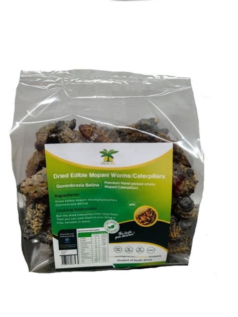 Dried Edible Mopani worms/caterpillars – Douty African Online