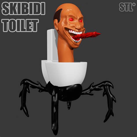 SKIBIDI TOILET - PARASITIC TOILET | 3D FAN ART | 3D models download | Creality Cloud