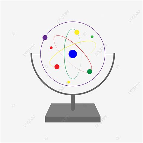 Physics Logo Vector Art PNG, Physics Globe Illustration Logo, Atom ...