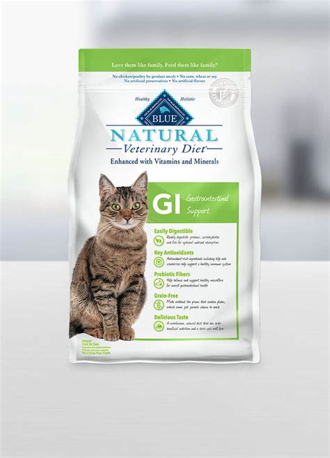 BLUE Natural Veterinary Diet™ - GI Gastrointestinal Support Cat Food | Blue Buffalo