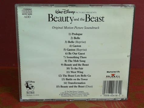 CD BEAUTY & THE BEAST original soundtrack, Hobbies & Toys, Music ...