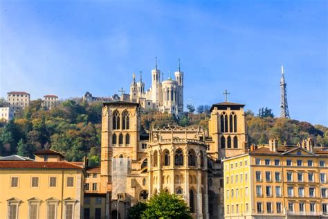 Lyon old town,France stock image. Image of apartment - 47925981