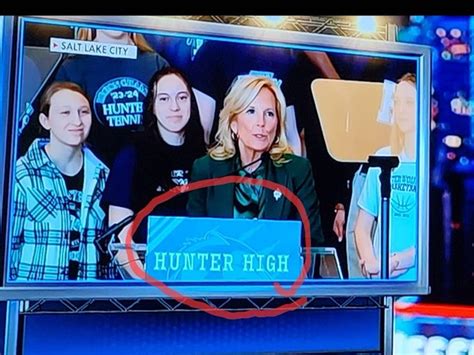 Jill Biden Becomes Victim of Poor Sign Placement During High School ...