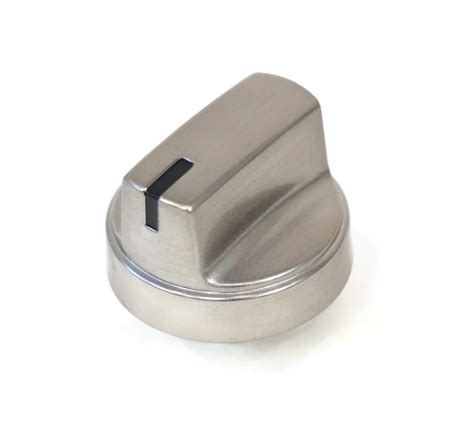 GE Part# WB03X29315 Burner Control Knob (OEM) Stainless