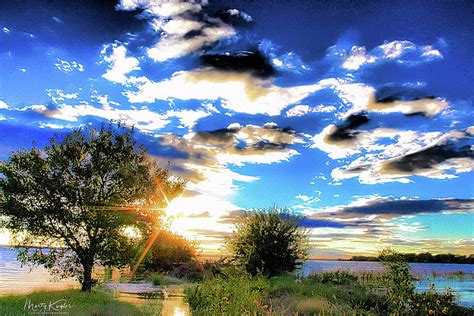 Peaceful Lake Sunset Photograph by Marty Kugler - Fine Art America