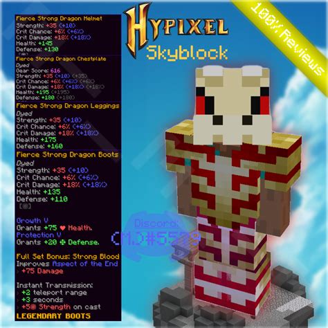 Hypixel Skyblock - Dragon Armor SETS *MAXED* - (Fast & Safe 100% seller ...