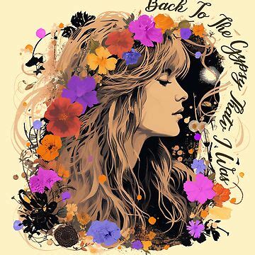 "Vintage Stevie Nicks design with wildflower Gypsy That I was " Poster ...