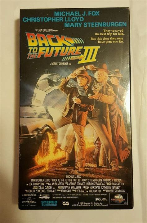 Back to the Future 3 (VHS, 1990) NEW Sealed | Back to the future, Vhs, Michael j