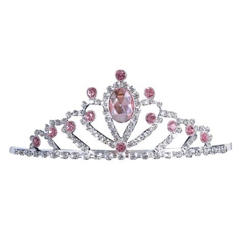 Princess Tiara - Pink | Princess tiara, Pink tiaras, Rhinestone tiara