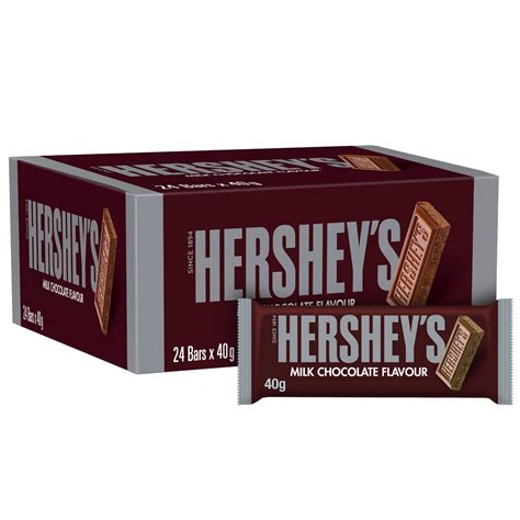 Buy Hershey’s Candy Bar, Milk Chocolate Flavour, 24x40 g Online at desertcartIreland