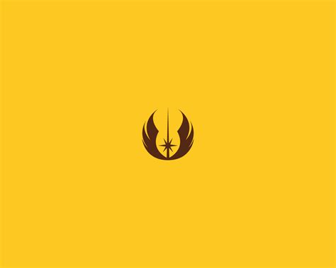 Minimalist Star Wars wallpaper: Jedi Emblem by diros on DeviantArt